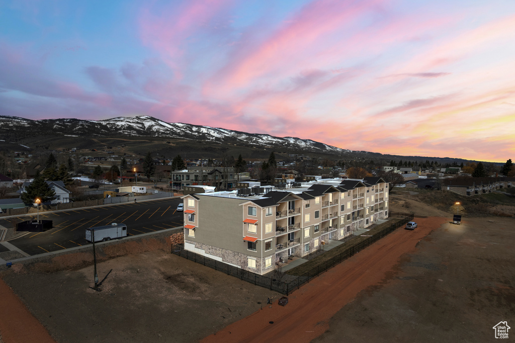 Drone / aerial view of mountains