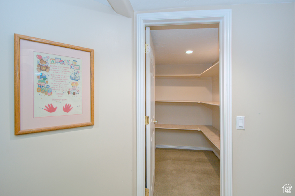 View of storage area
