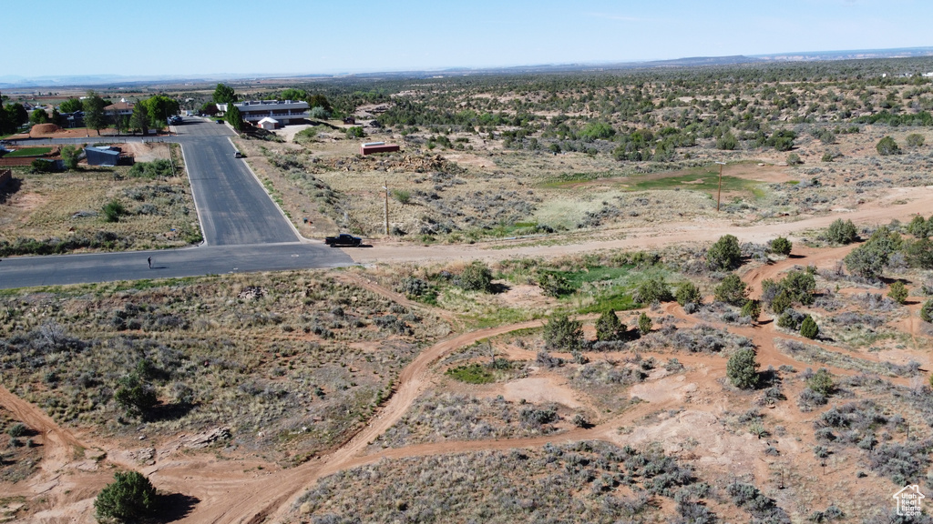 Aerial view of property\'s location with rural landscape and a desert landscape