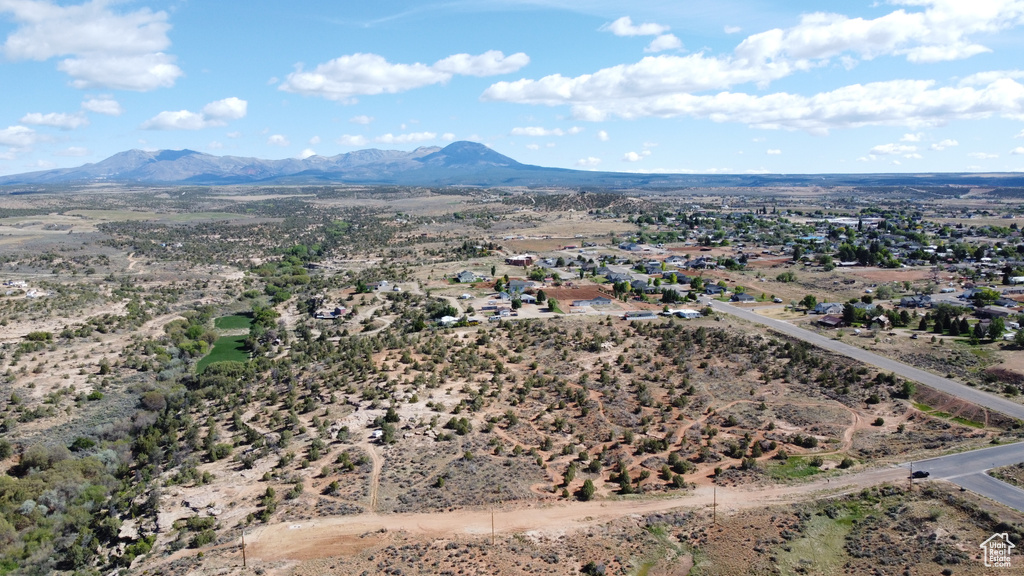 Bird\'s eye view of mountains