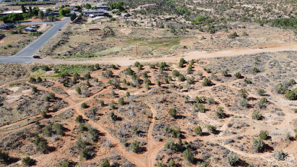 Aerial view of property\'s location with a desert landscape and rural landscape