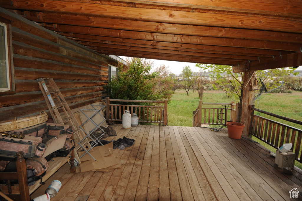 View of deck