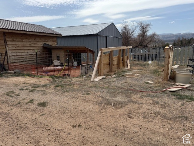 View of outbuilding