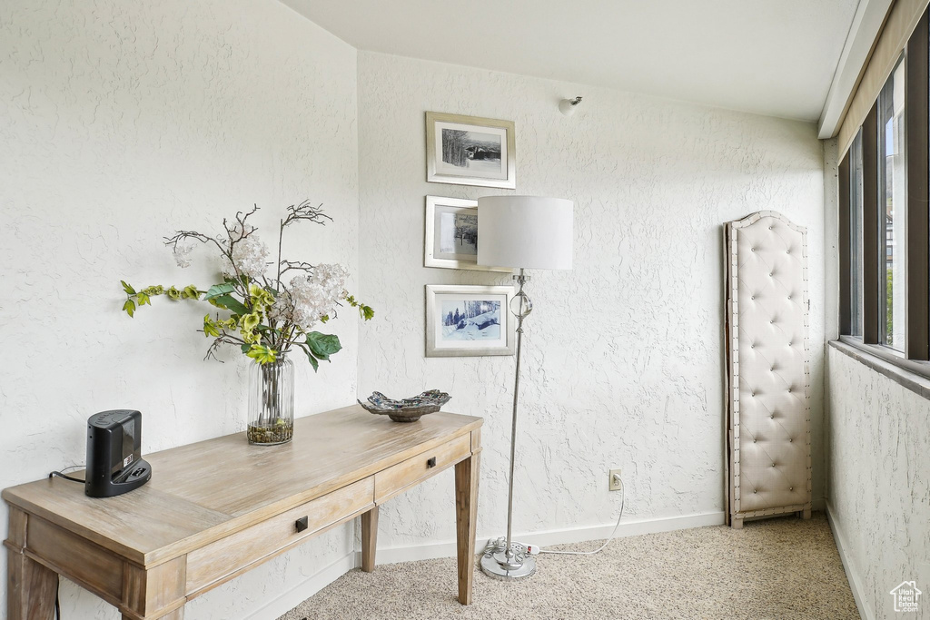 Office with baseboards