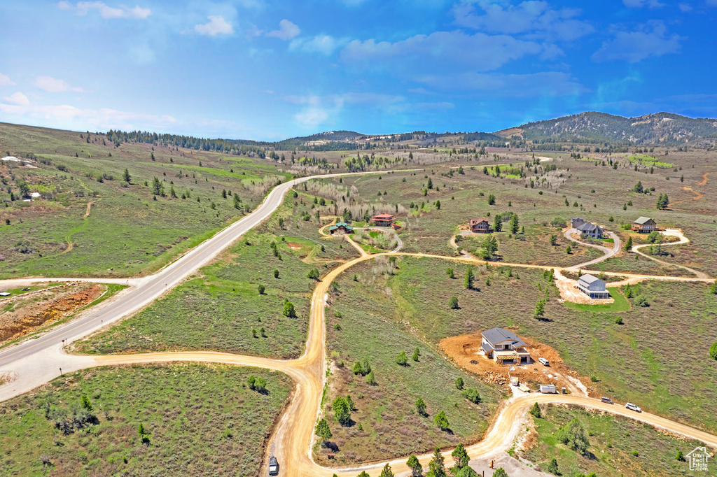 Aerial overview of property\\\\\\\'s location with mountains and rural landscape