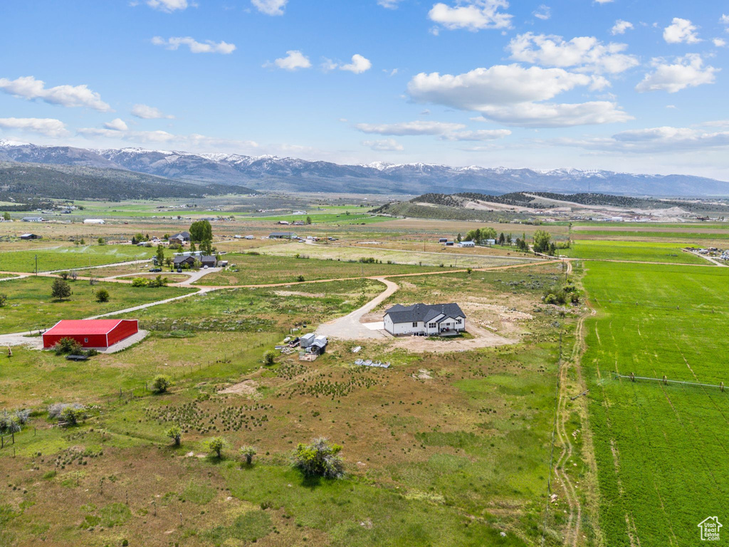 View of rural area with mountains