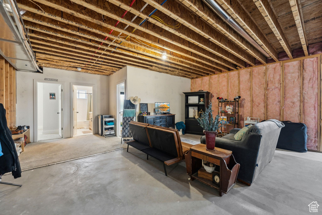 View of basement