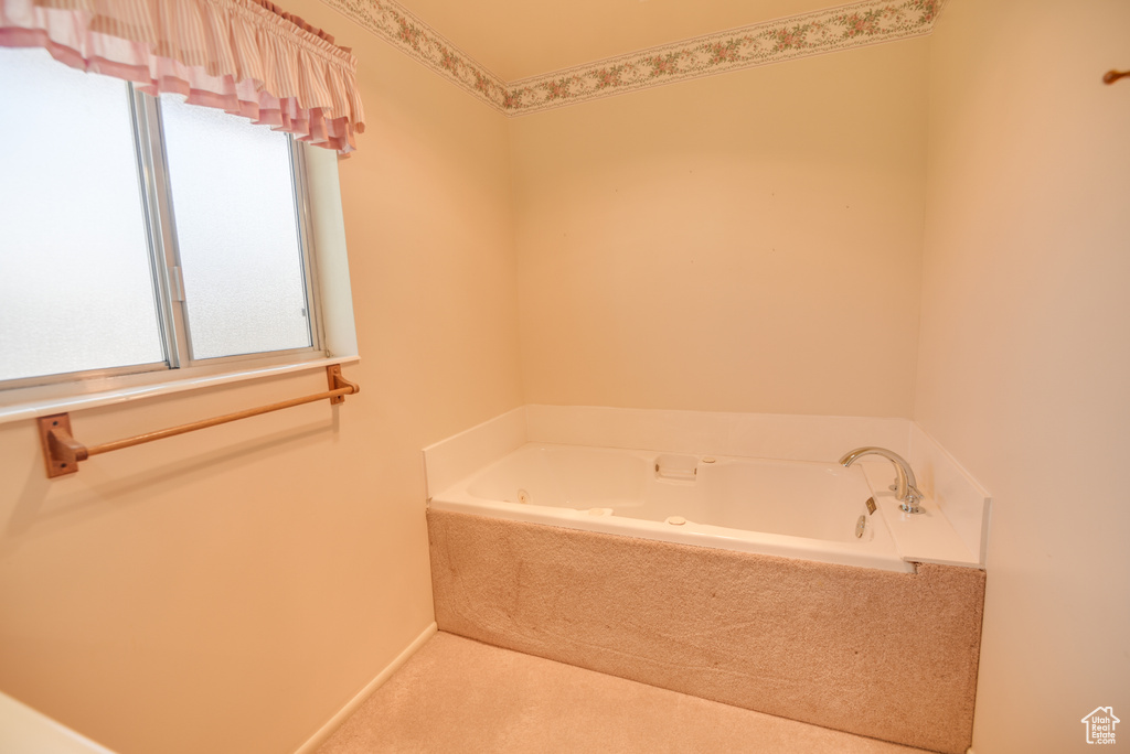 Bathroom with a bath