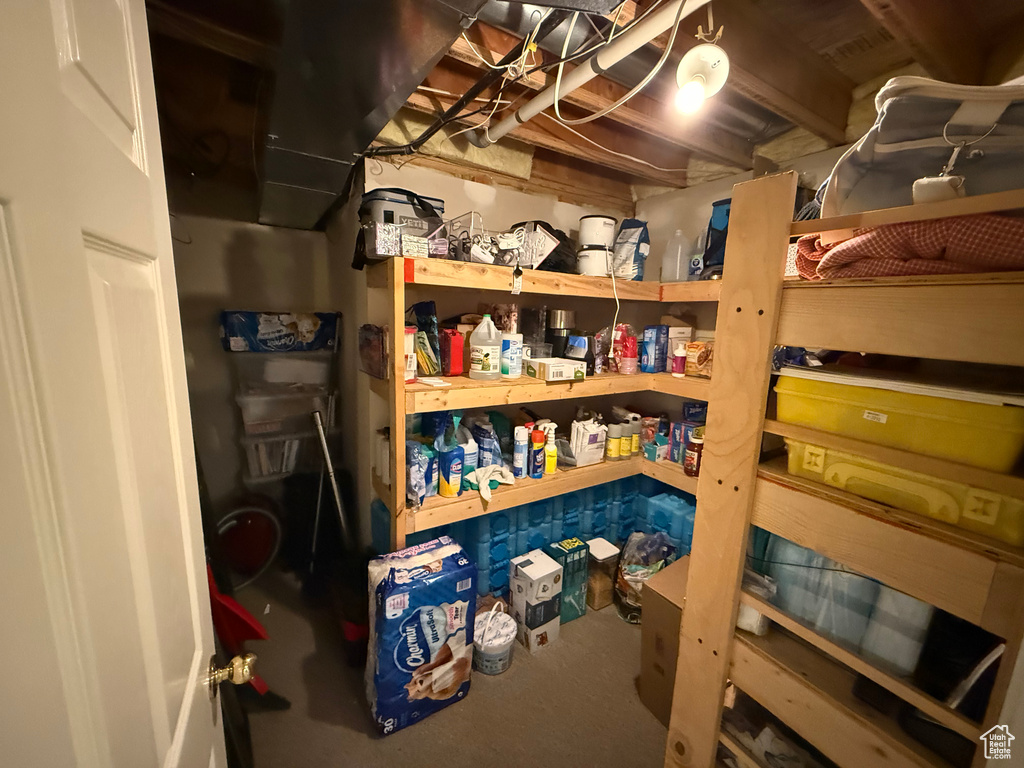 View of storage area