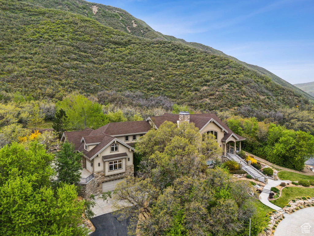 View of mountain backdrop