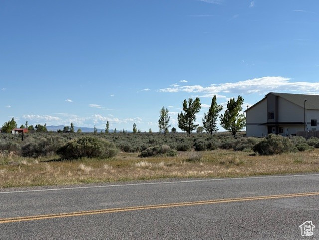 View of asphalt road