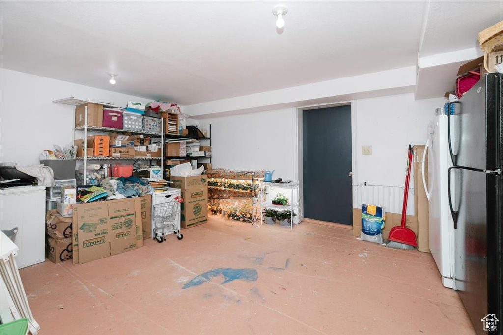View of storage area
