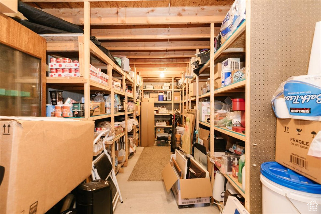 View of storage area