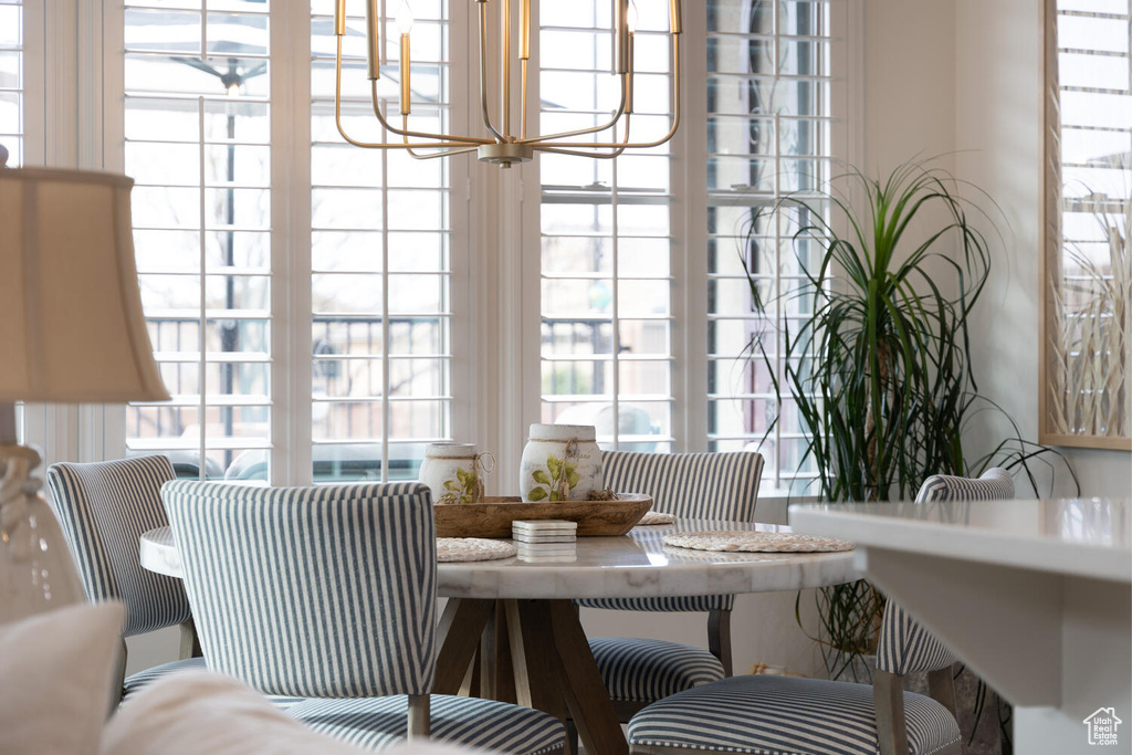 View of dining area