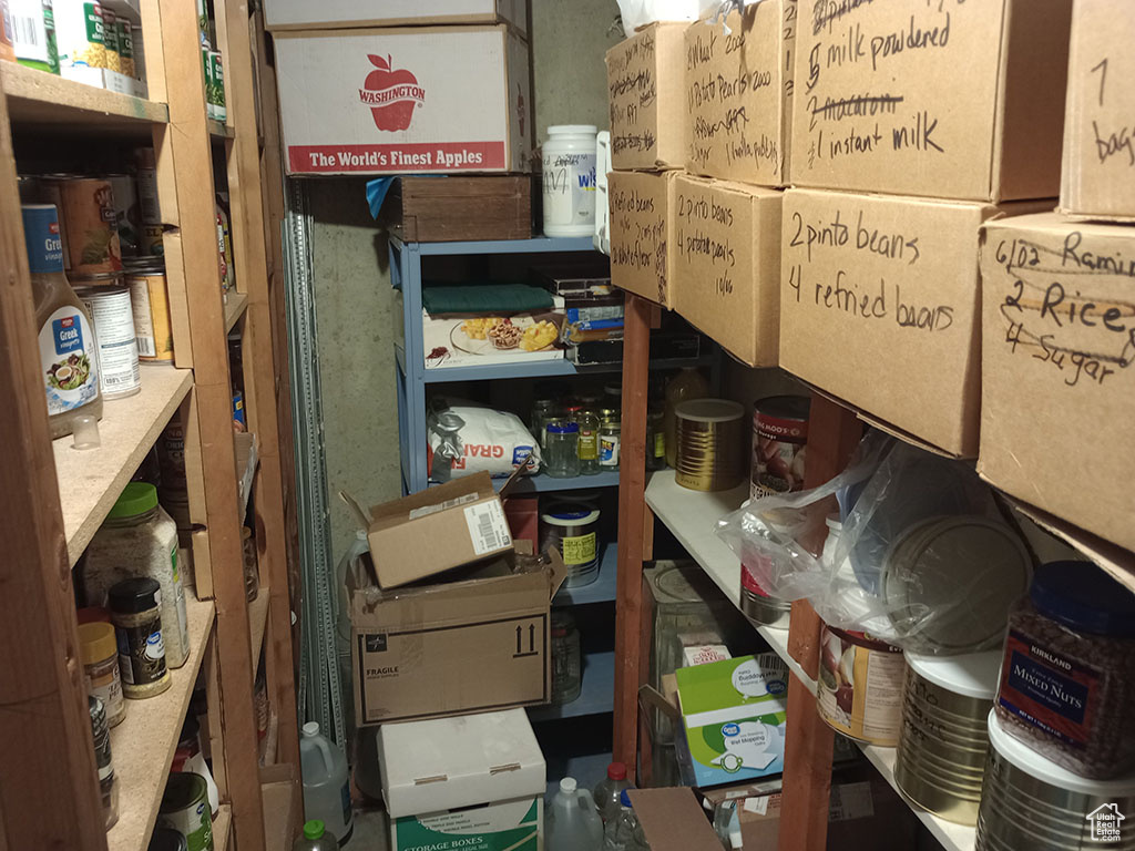 View of storage area