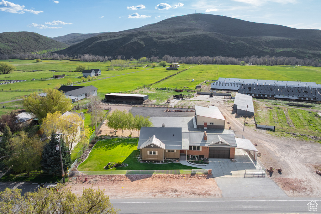 View of rural area featuring mountains