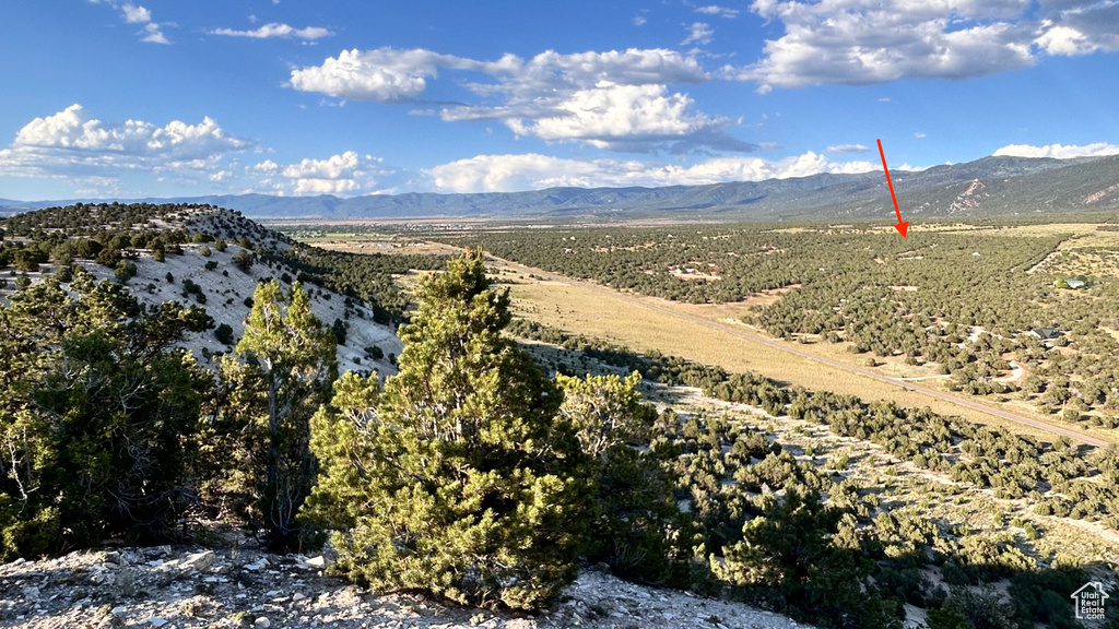 View of mountain background