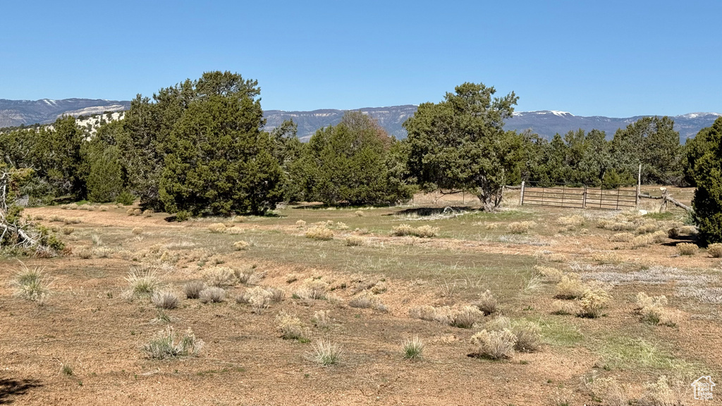 Mountain view featuring rural landscape