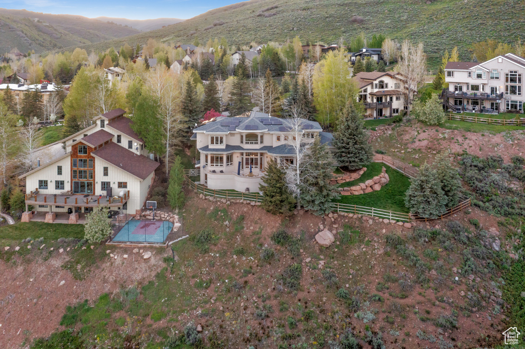 View of property location featuring a mountainous background
