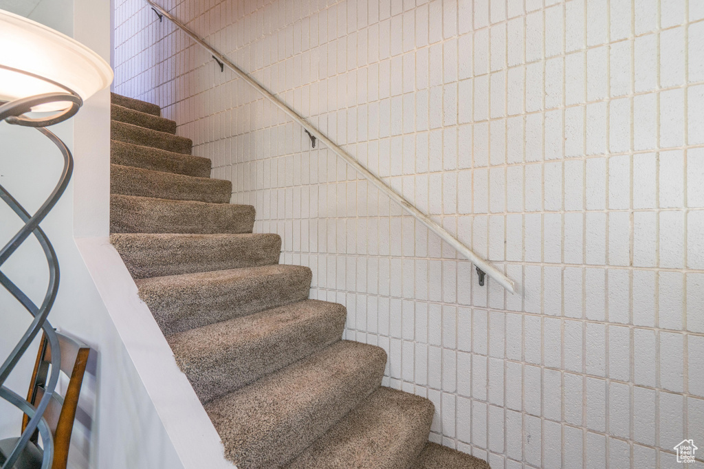View of stairway