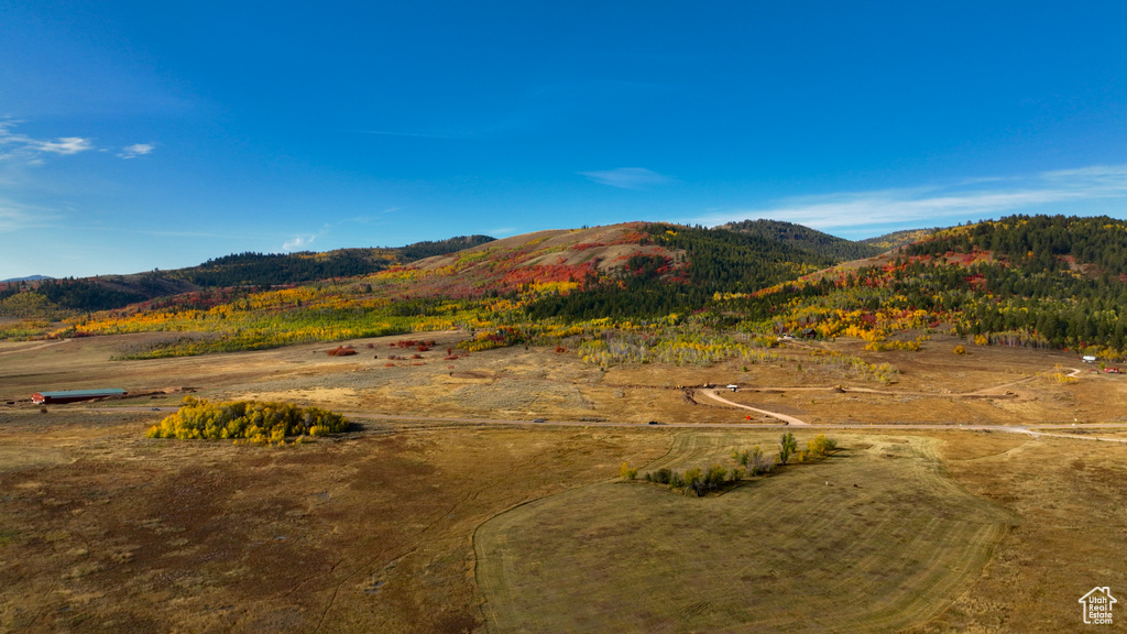 View of mountain backdrop