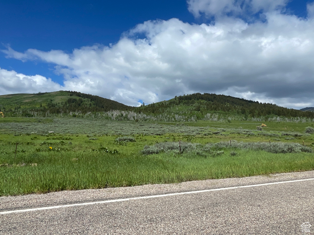 View of mountain backdrop