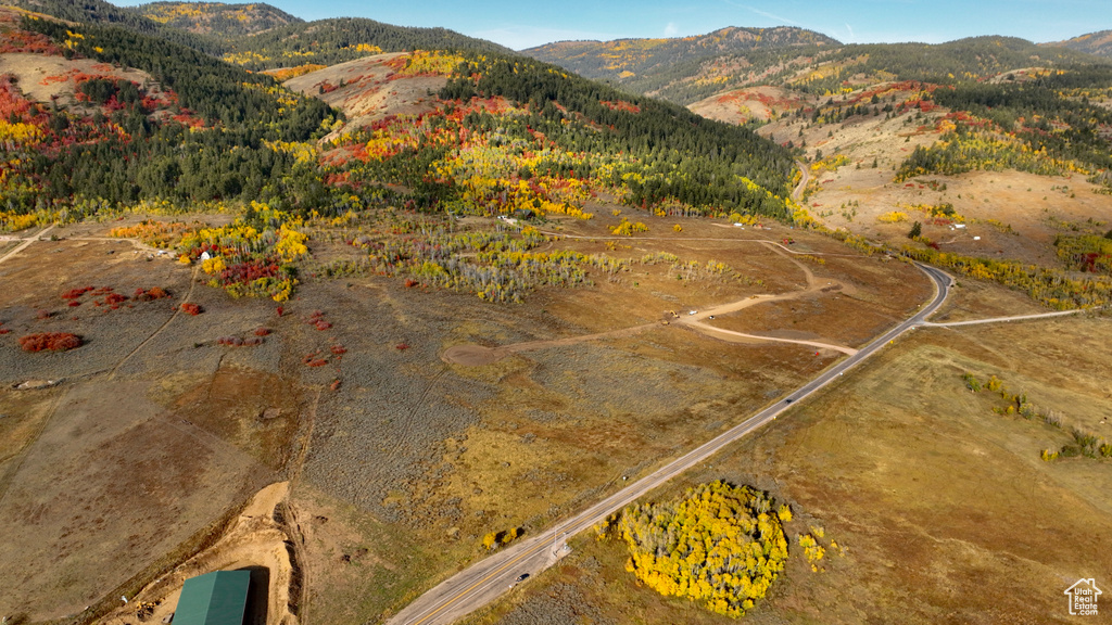 View of mountain background