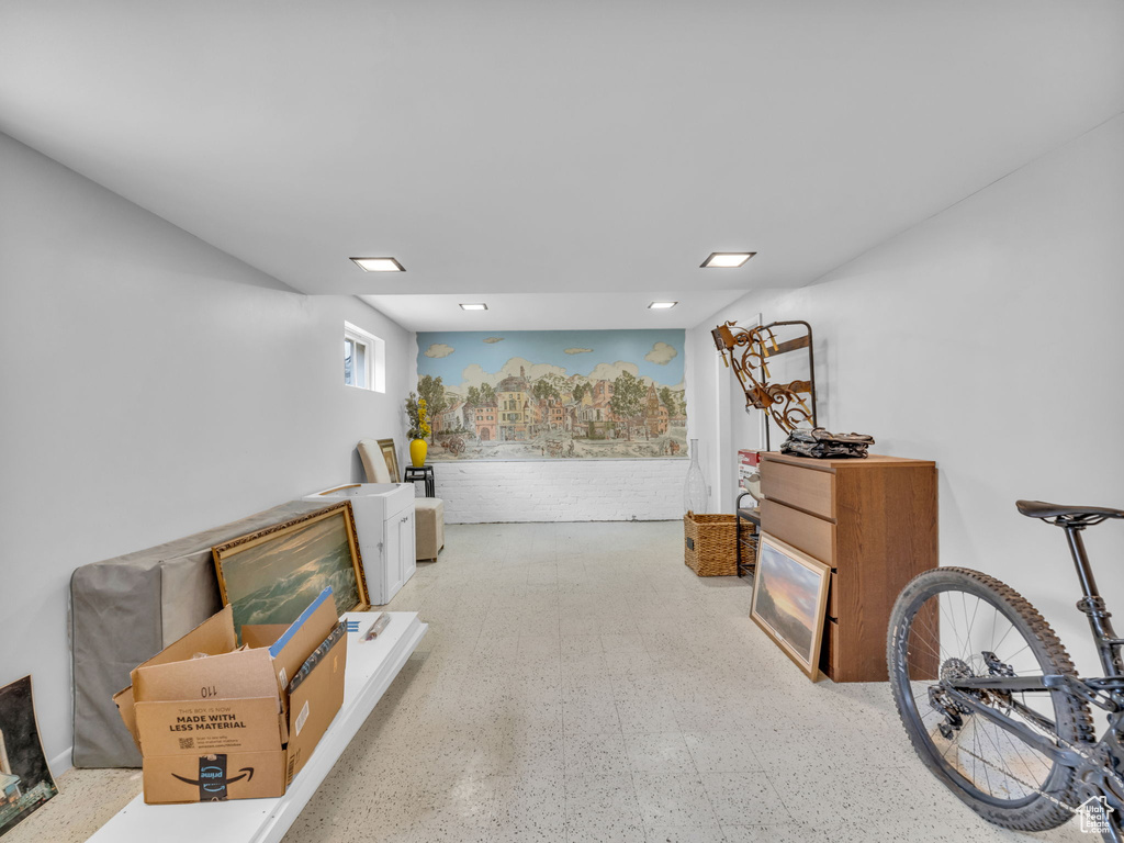 View of living area