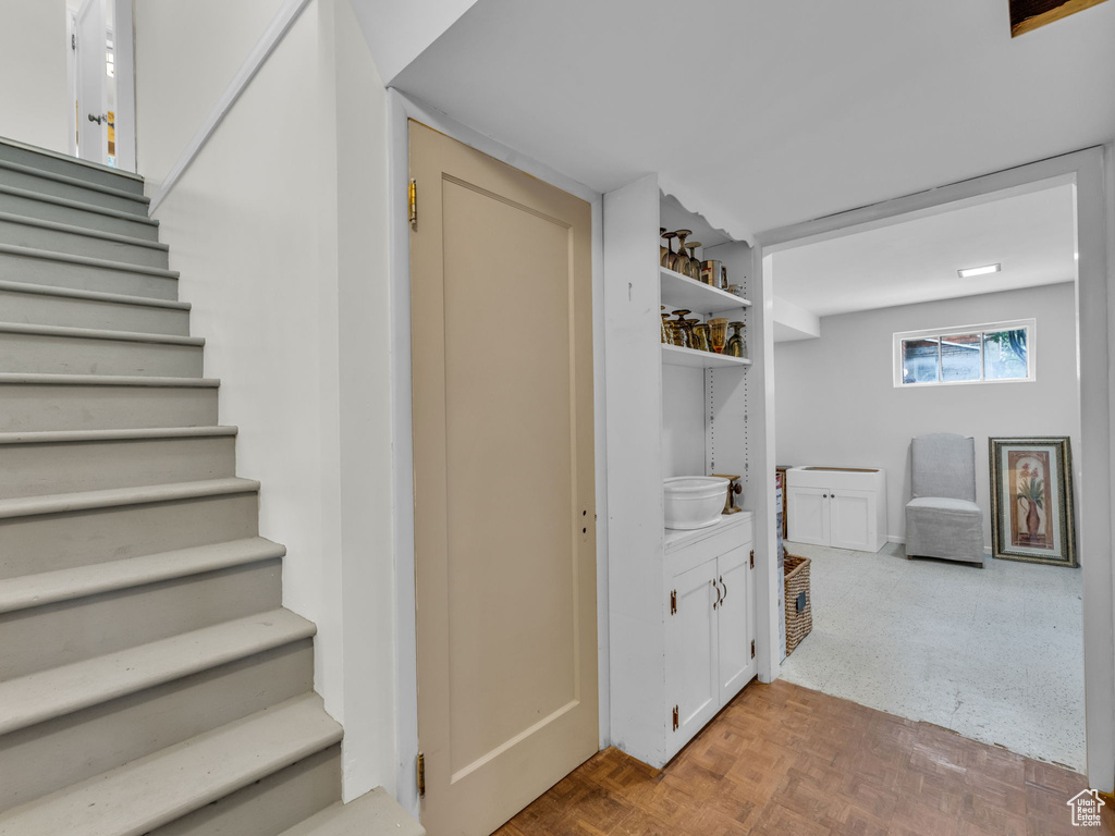 View of stairs