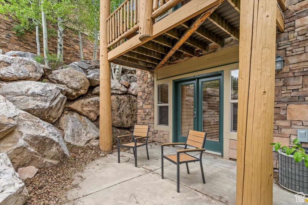 View of patio