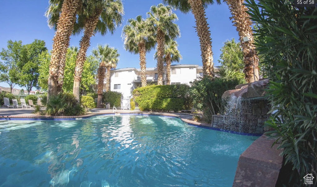 View of outdoor pool
