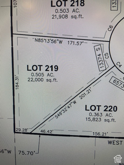 Survey map / technical document