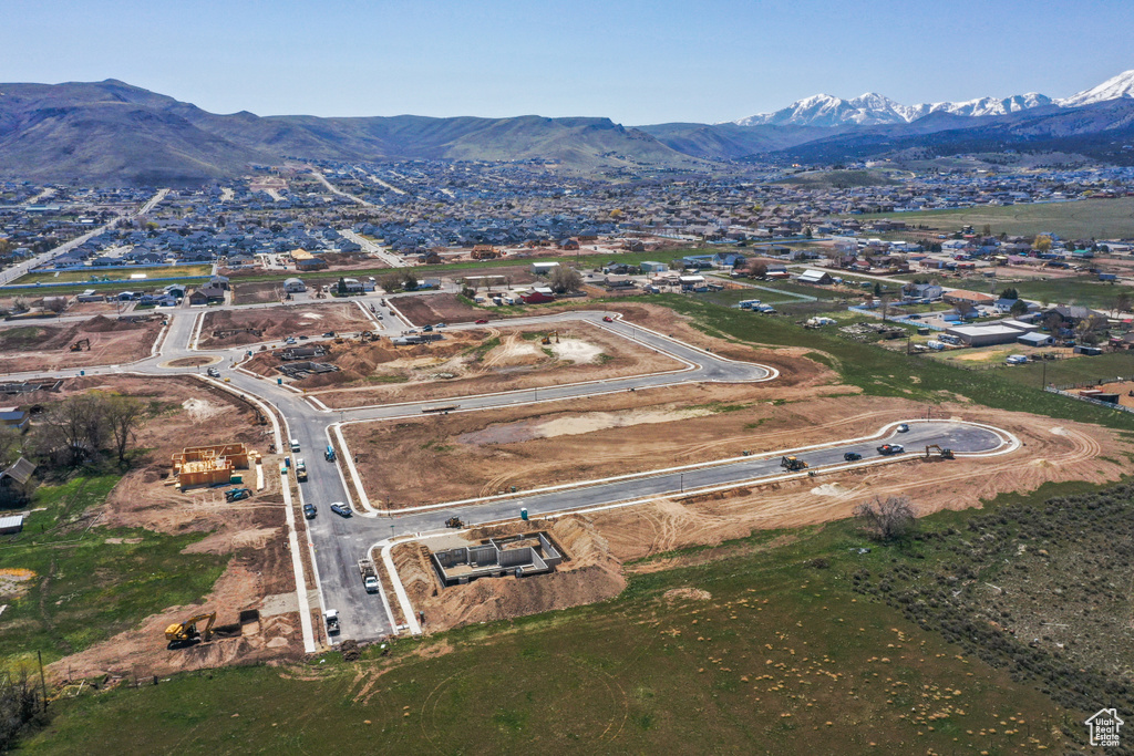 Drone / aerial view of mountains