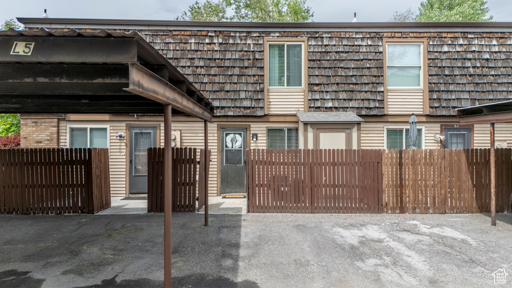 Multi unit property with mansard roof