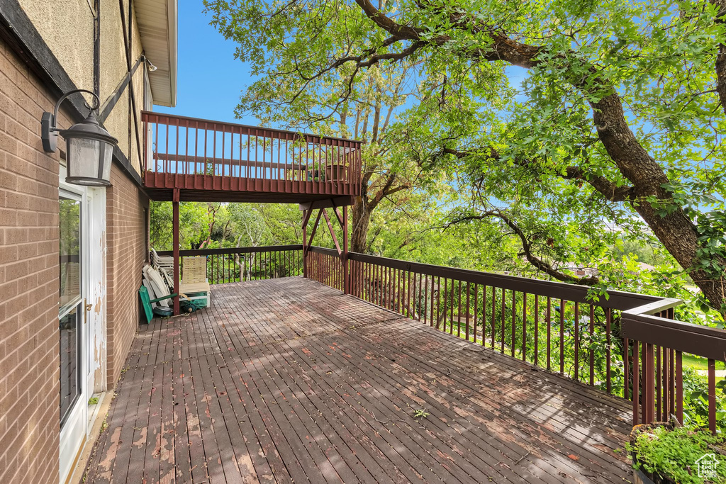 View of deck