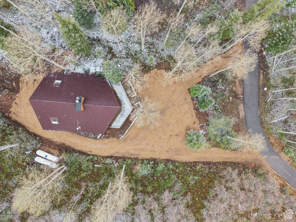 Aerial view of property and surrounding area