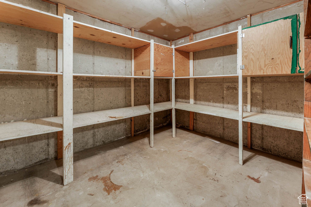 View of storage area