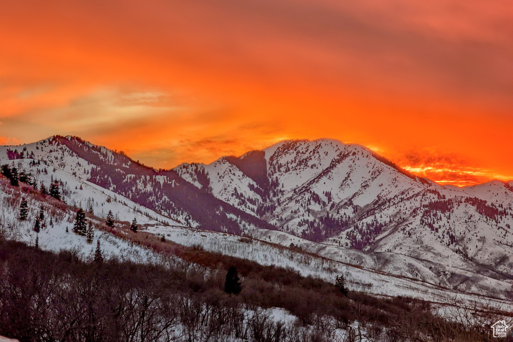 View of mountain backdrop