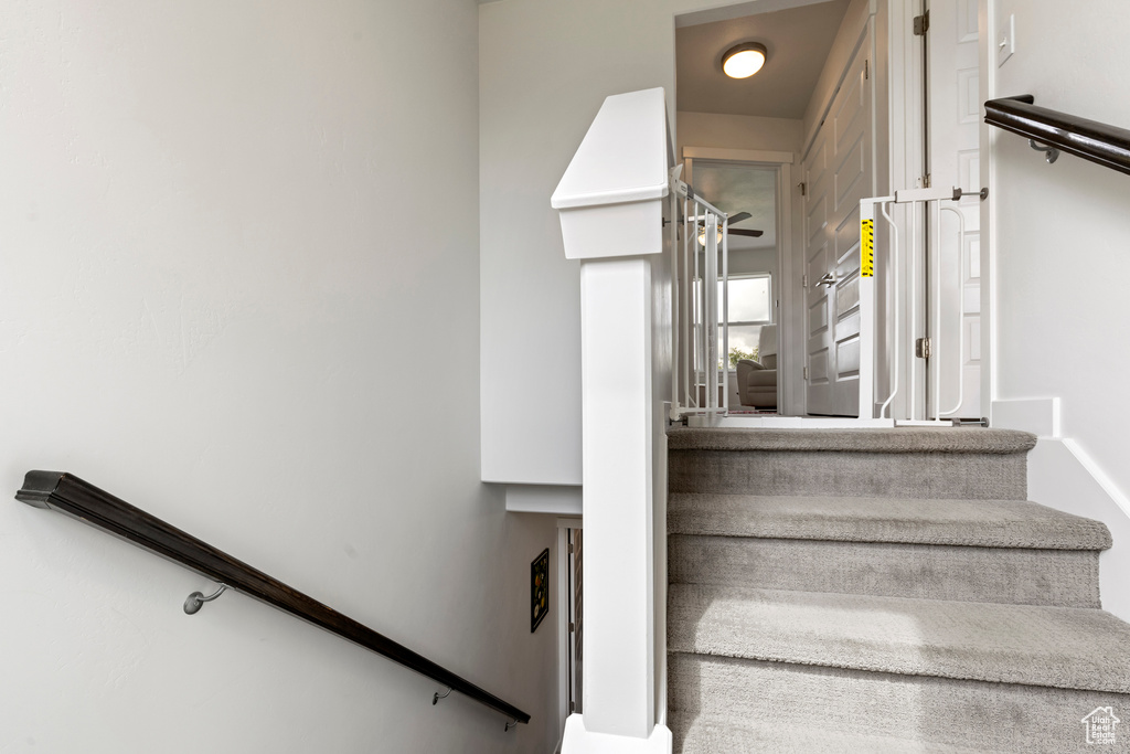 View of stairs