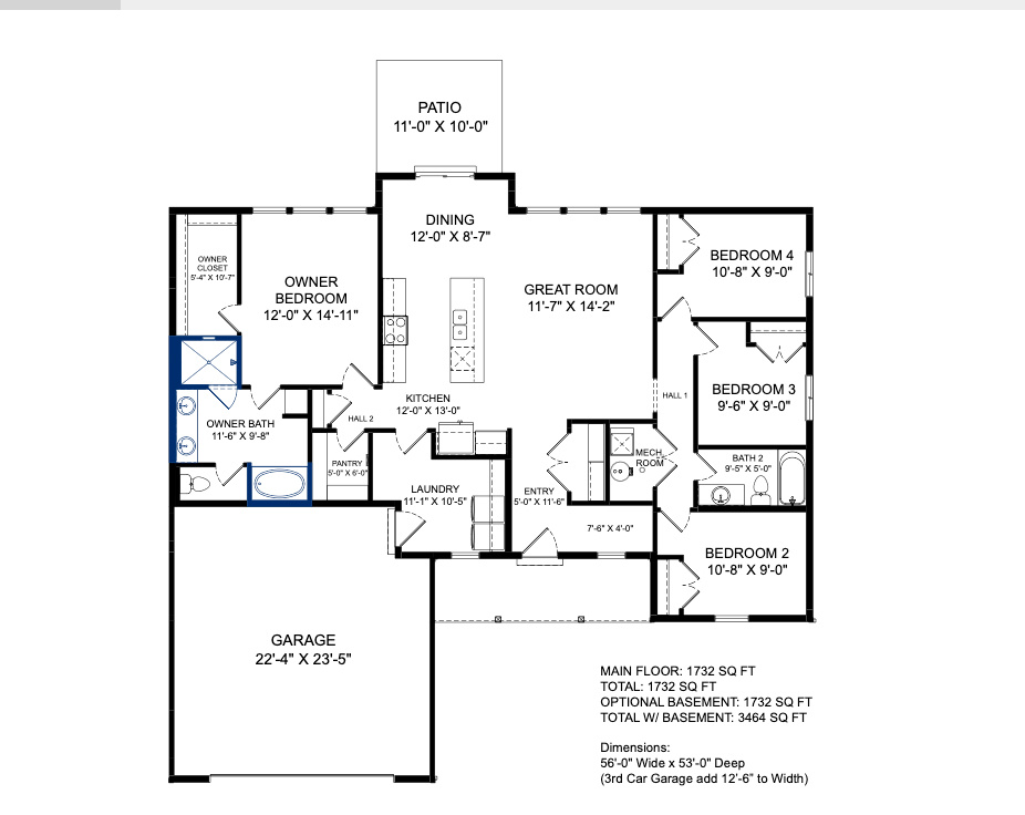 Home floor plan