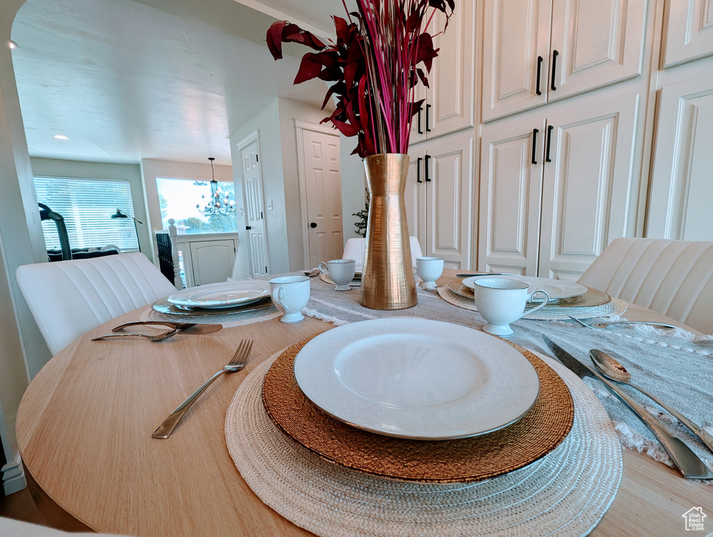 Dining area view