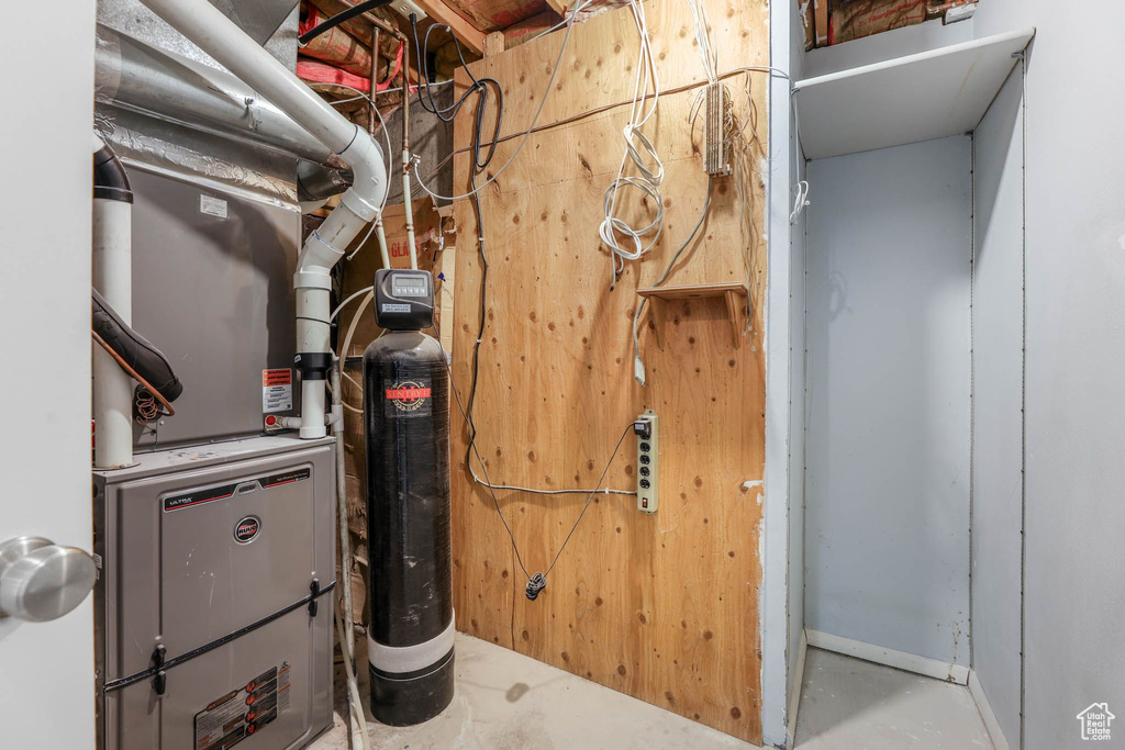 View of utility room