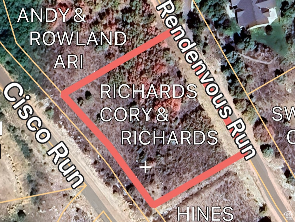Aerial view of property\'s location