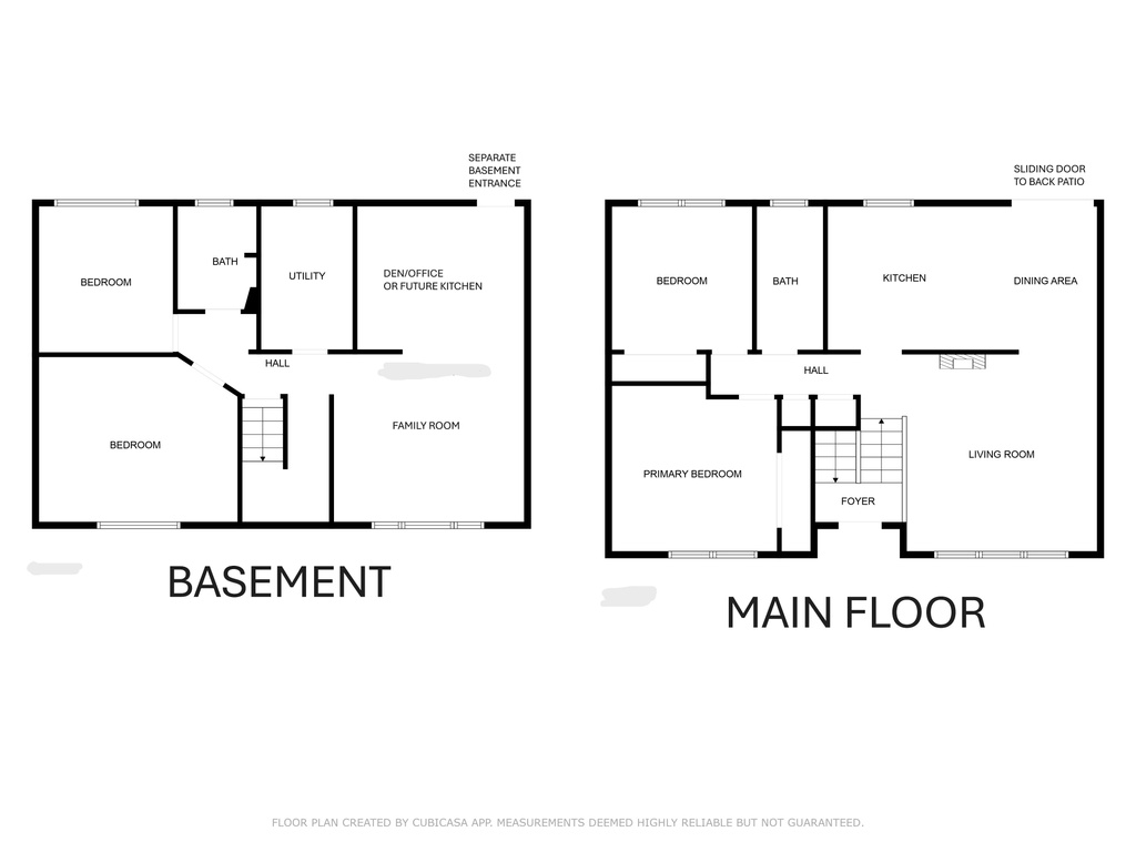 Floor plan / room layout
