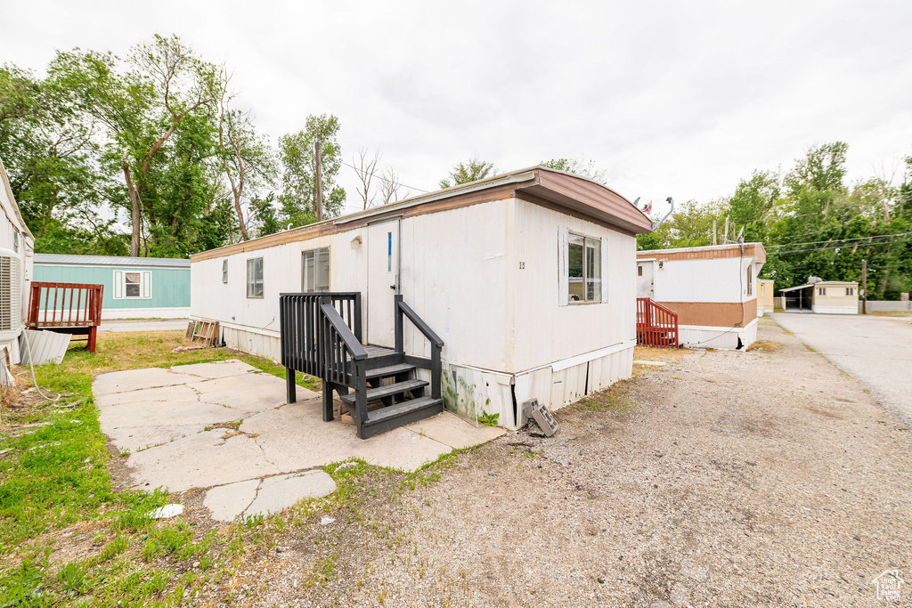 Back of house featuring a patio area