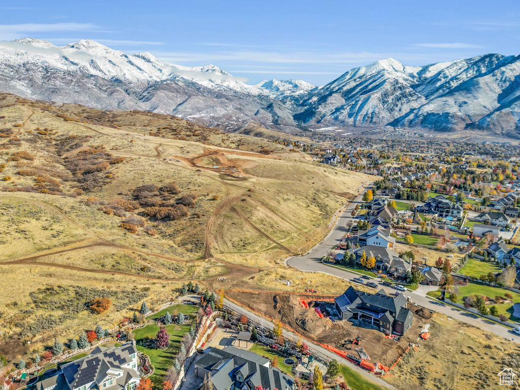 Bird's eye view of mountains