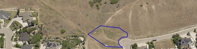 Map / location with property parcel outlined