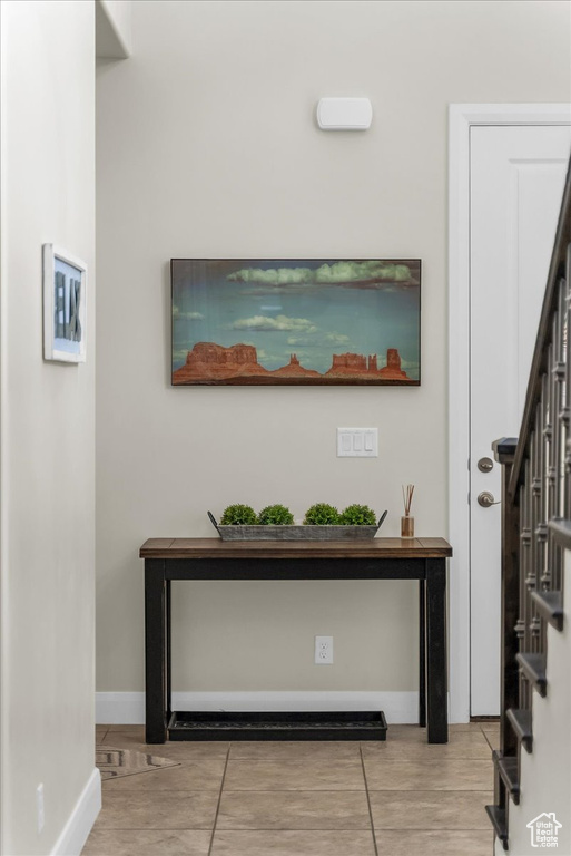 Detailed view of baseboards