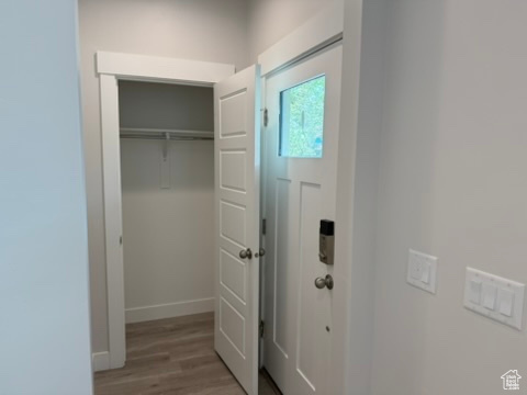 View of closet