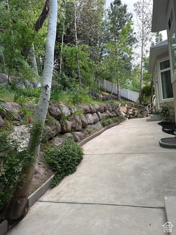 View of patio